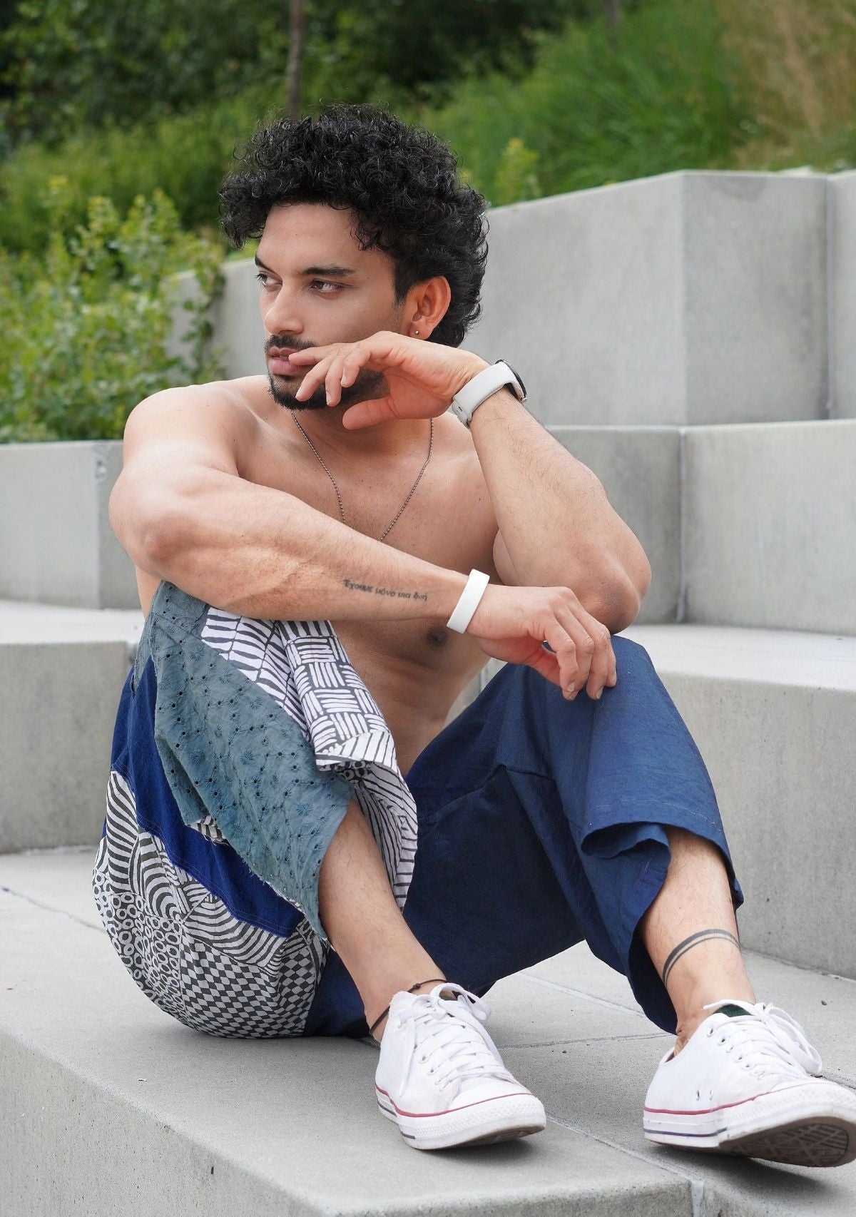 Midnight Indigo Loom Lounge Pants