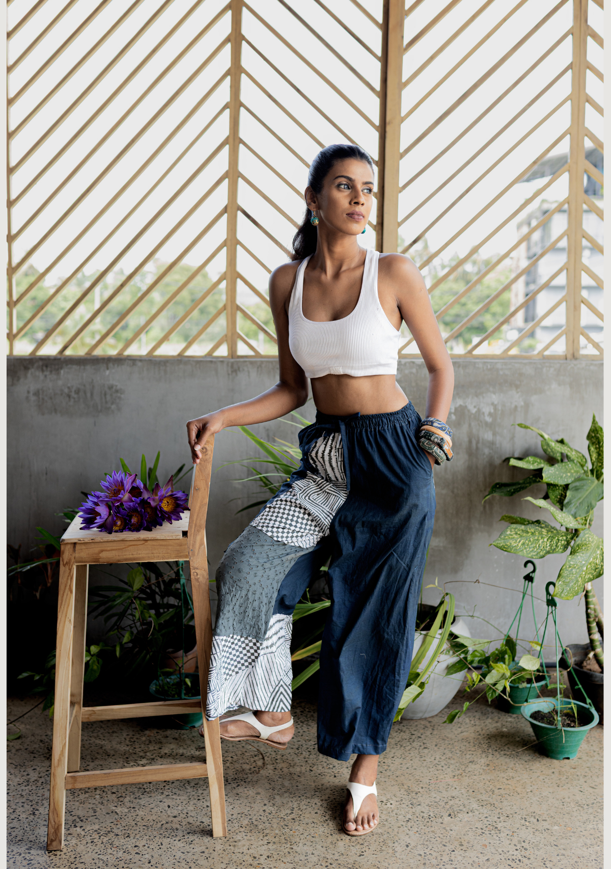 Midnight Indigo Loom Lounge Pants