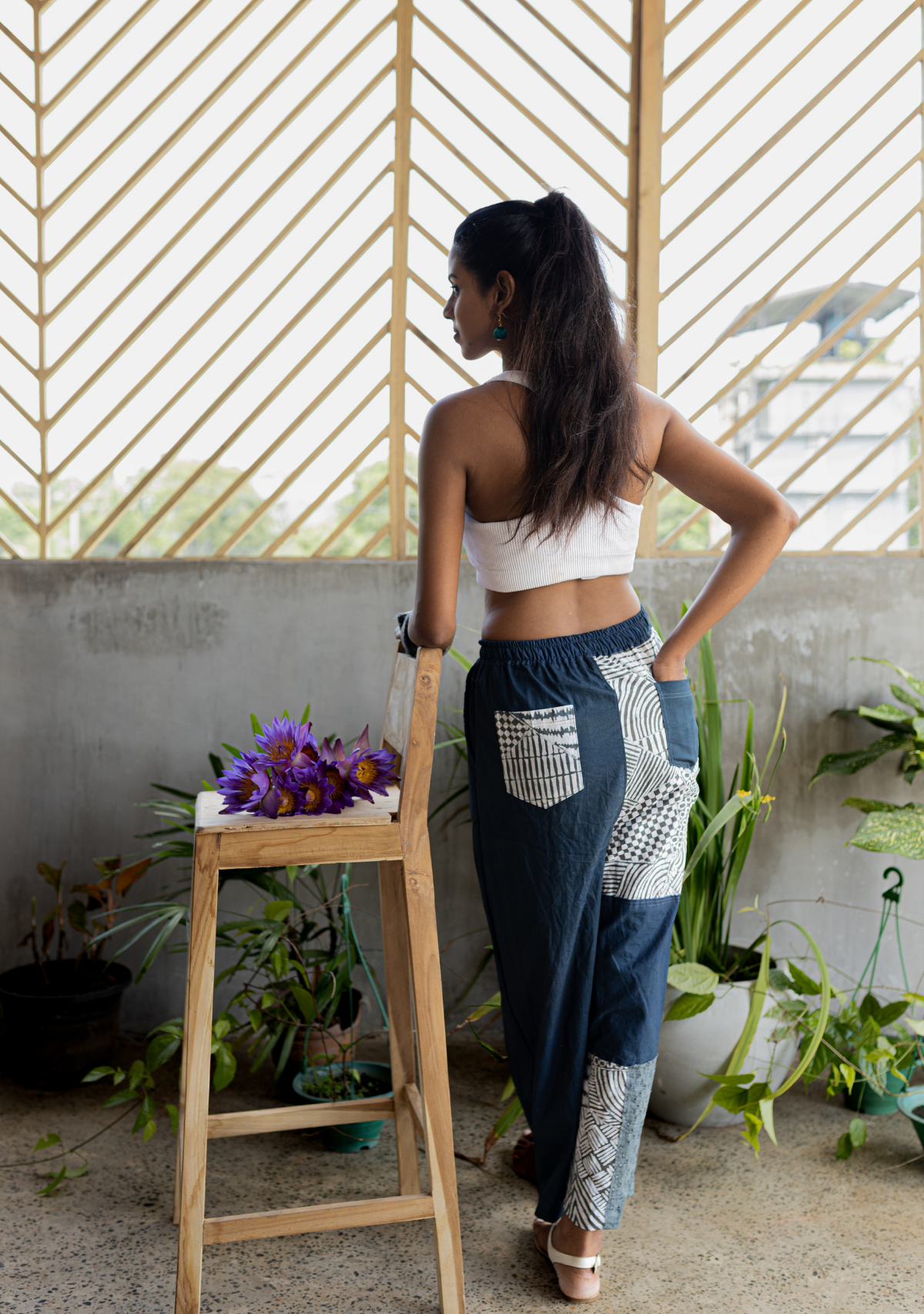 Midnight Indigo Loom Lounge Pants