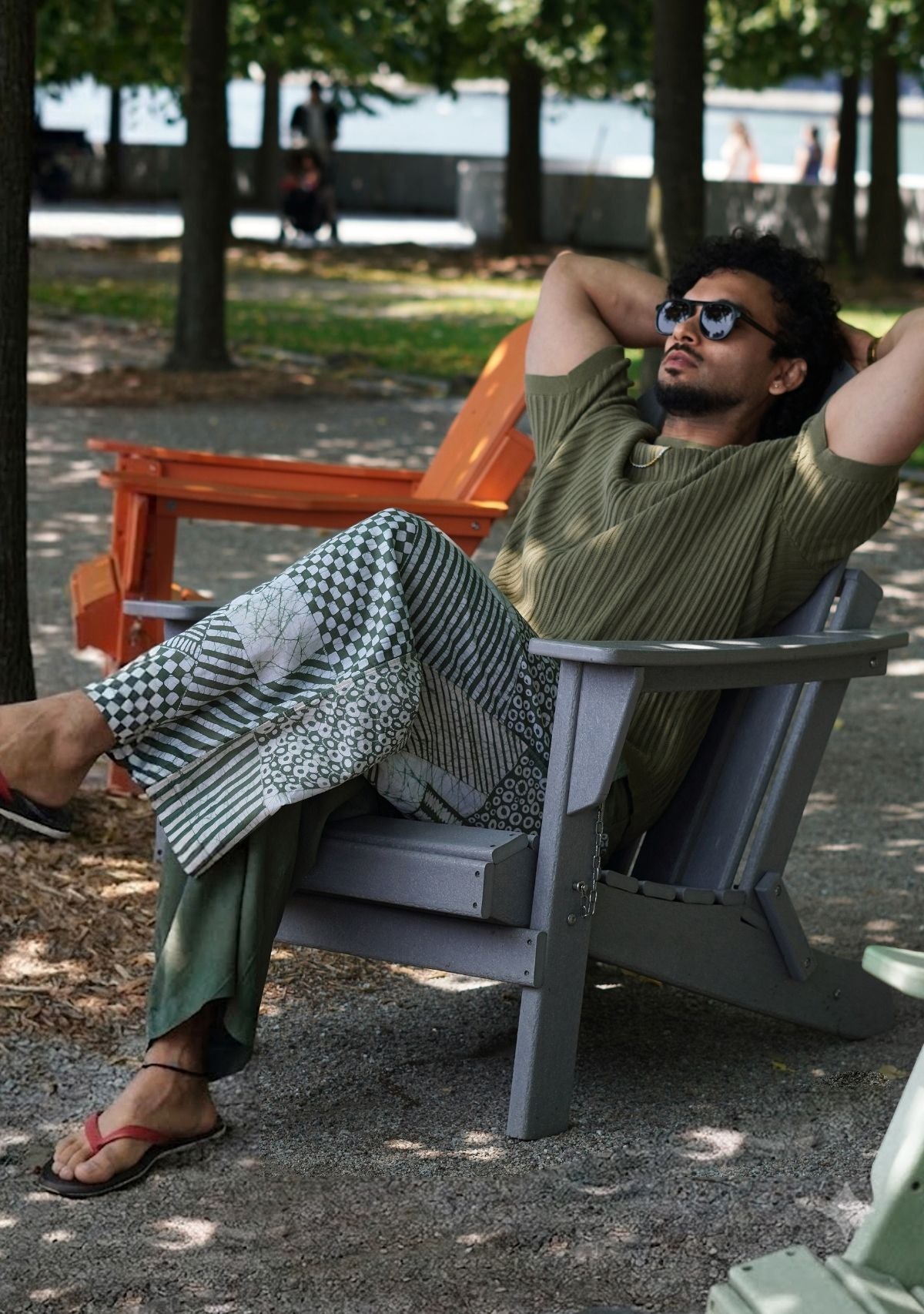Forest Sage Loom Lounge Pants