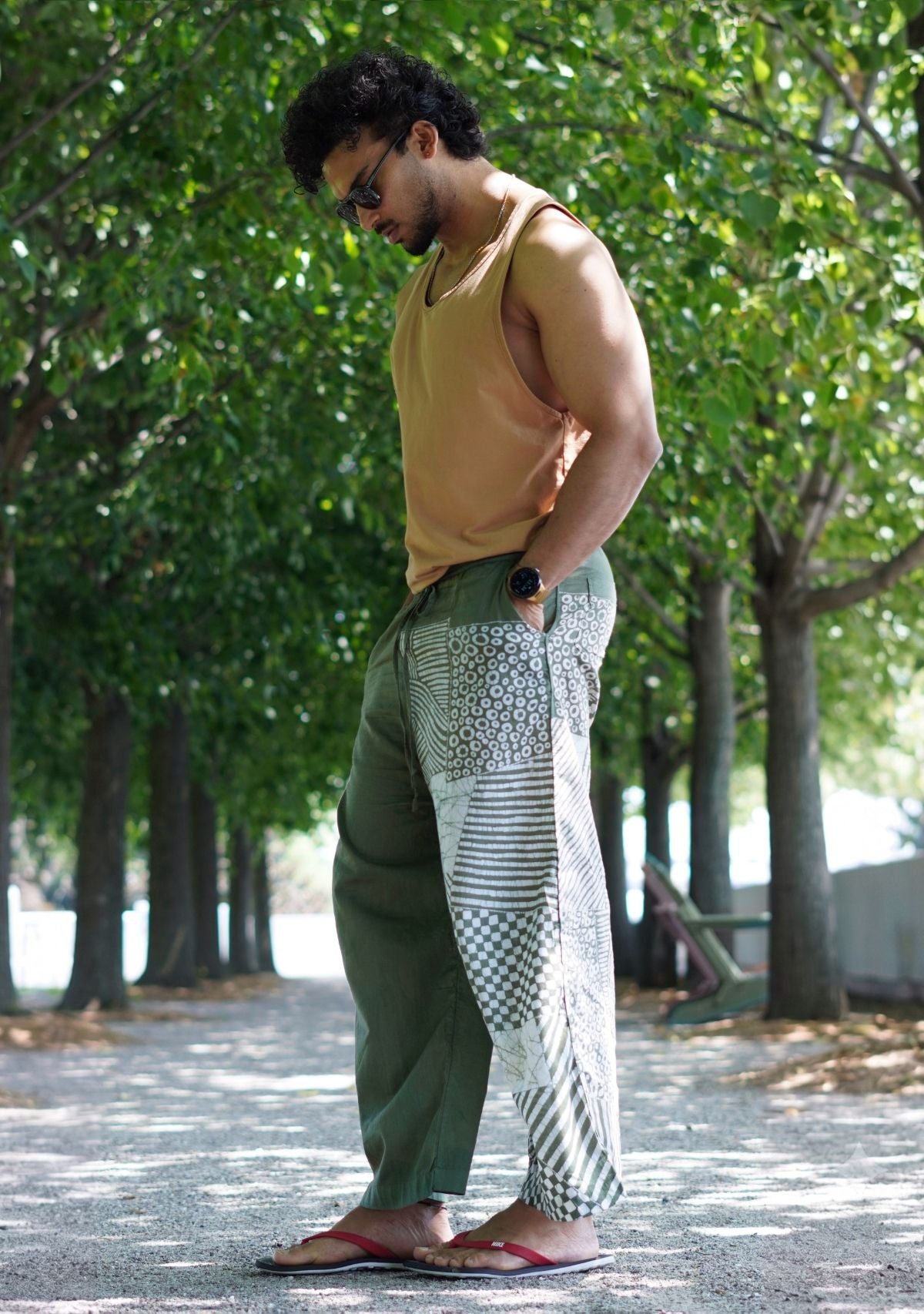 Forest Sage Loom Lounge Pants