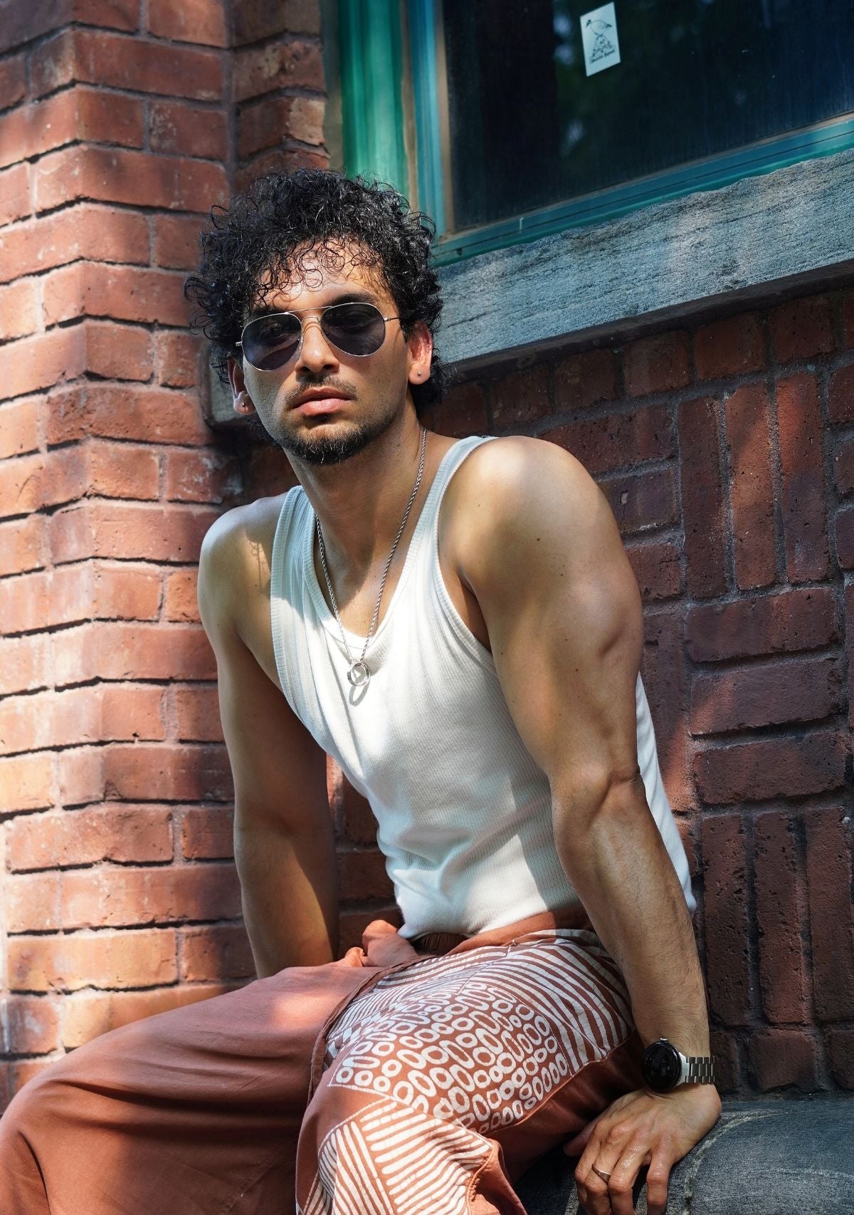 Terracotta Dusk Loom Lounge Pants