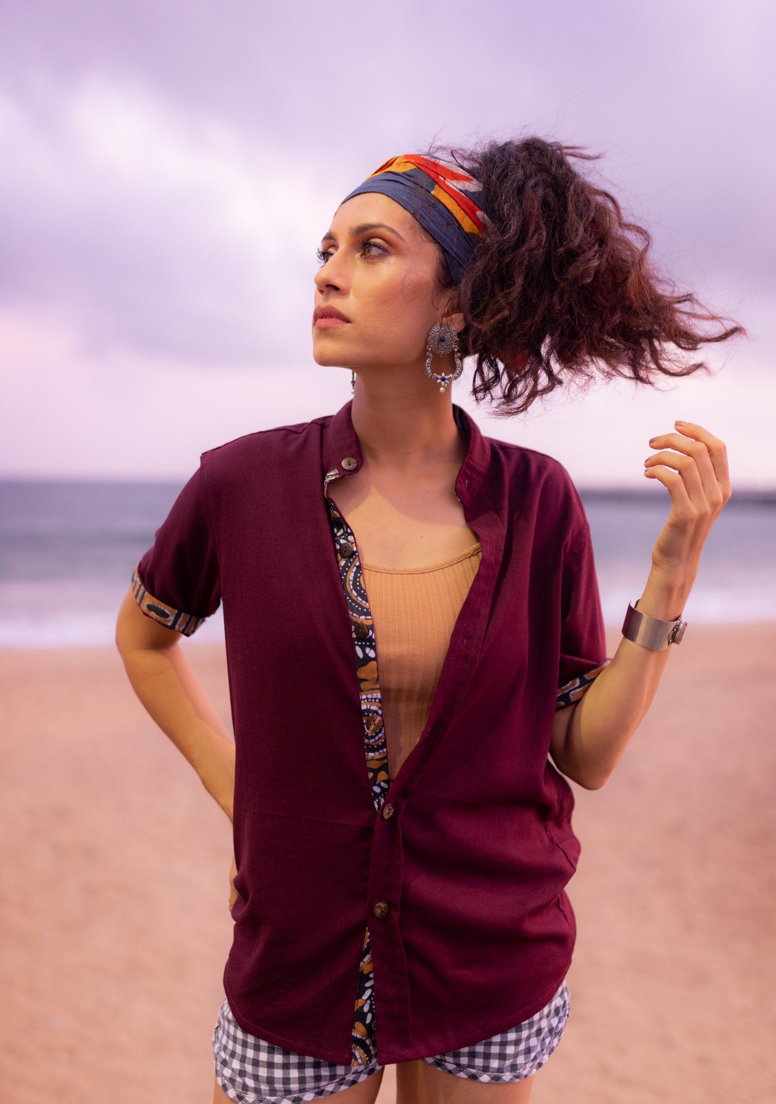 Batik Drift - Linen Short Sleeve Shirt