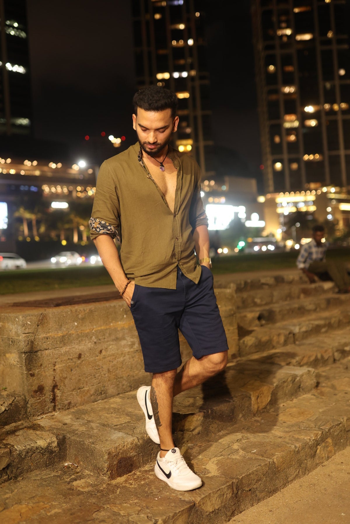 Elements of Batik - Linen Long Sleeve Shirt