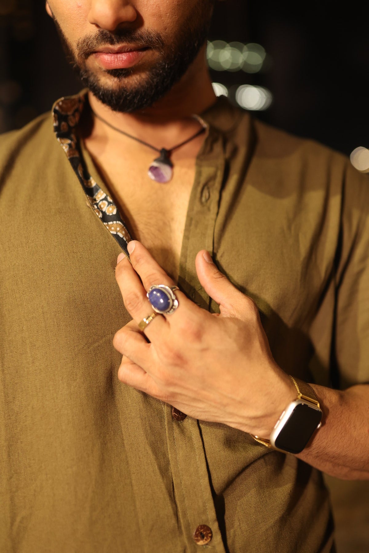 Elements of Batik - Linen Long Sleeve Shirt