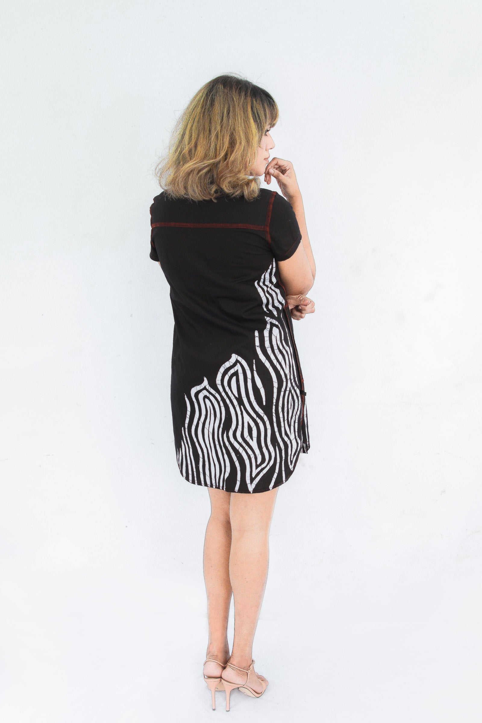 Midnight Snow Dress
