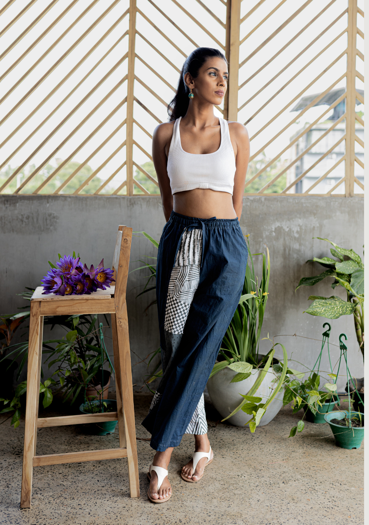 Midnight Indigo Loom Lounge Pants
