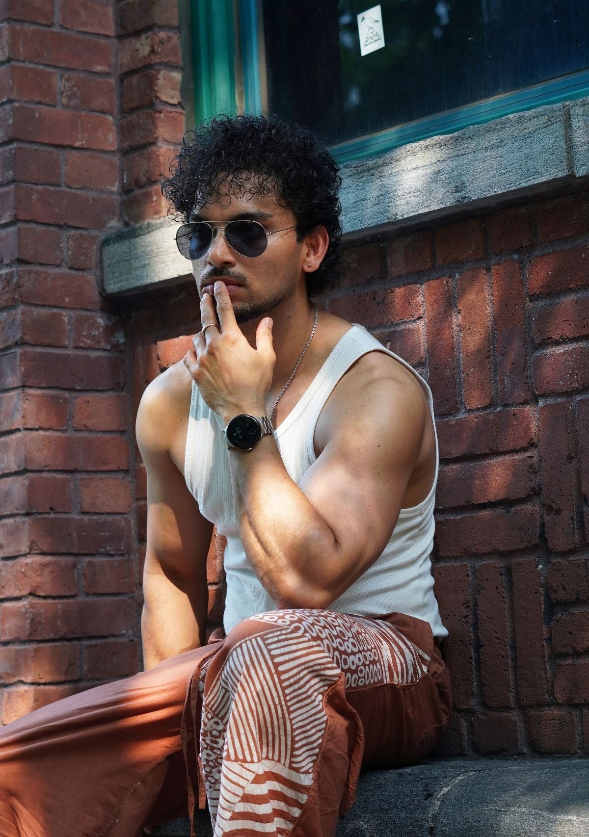Terracotta Dusk Loom Lounge Pants