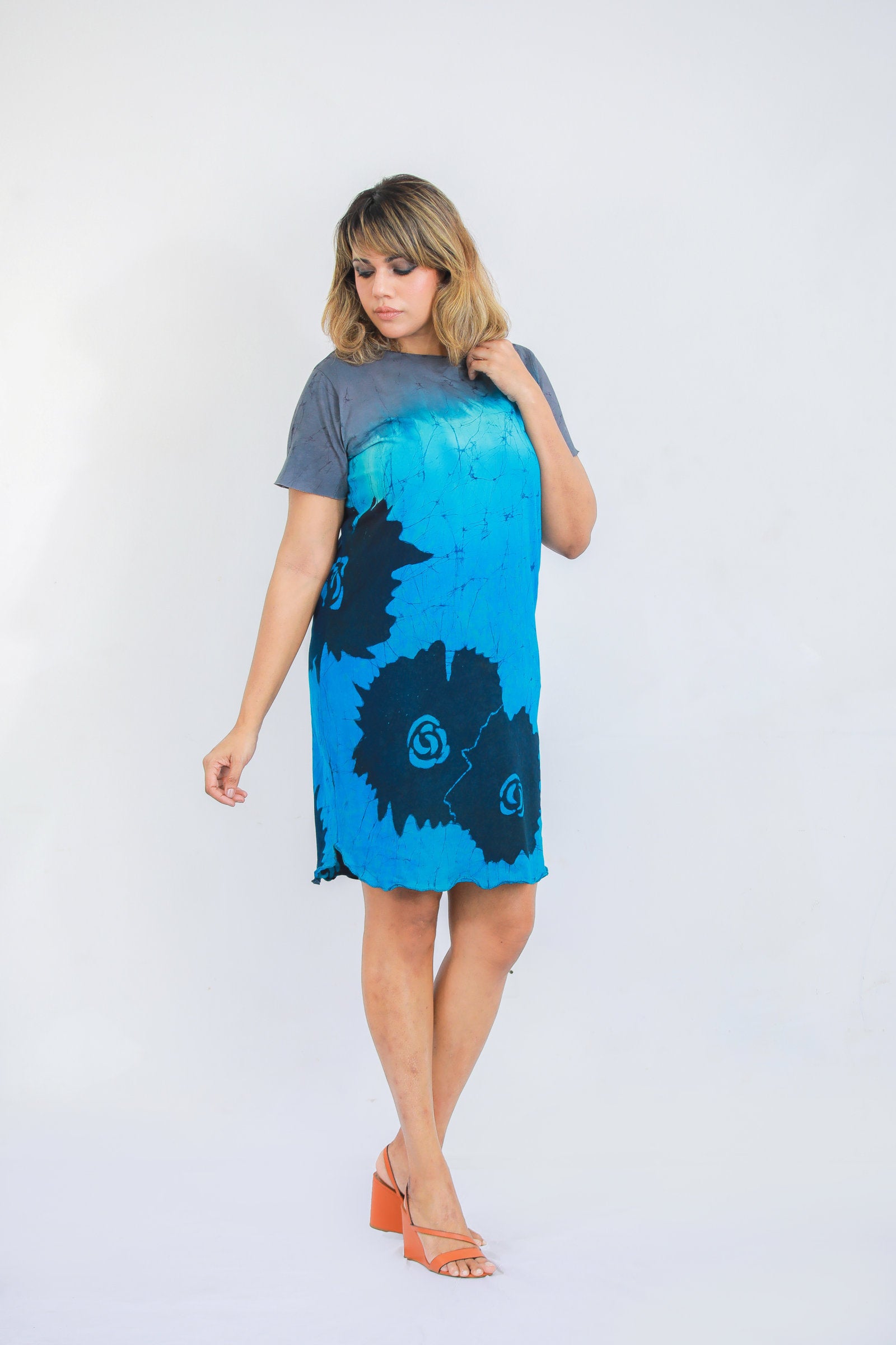 Bright Burst T-Shirt Dress