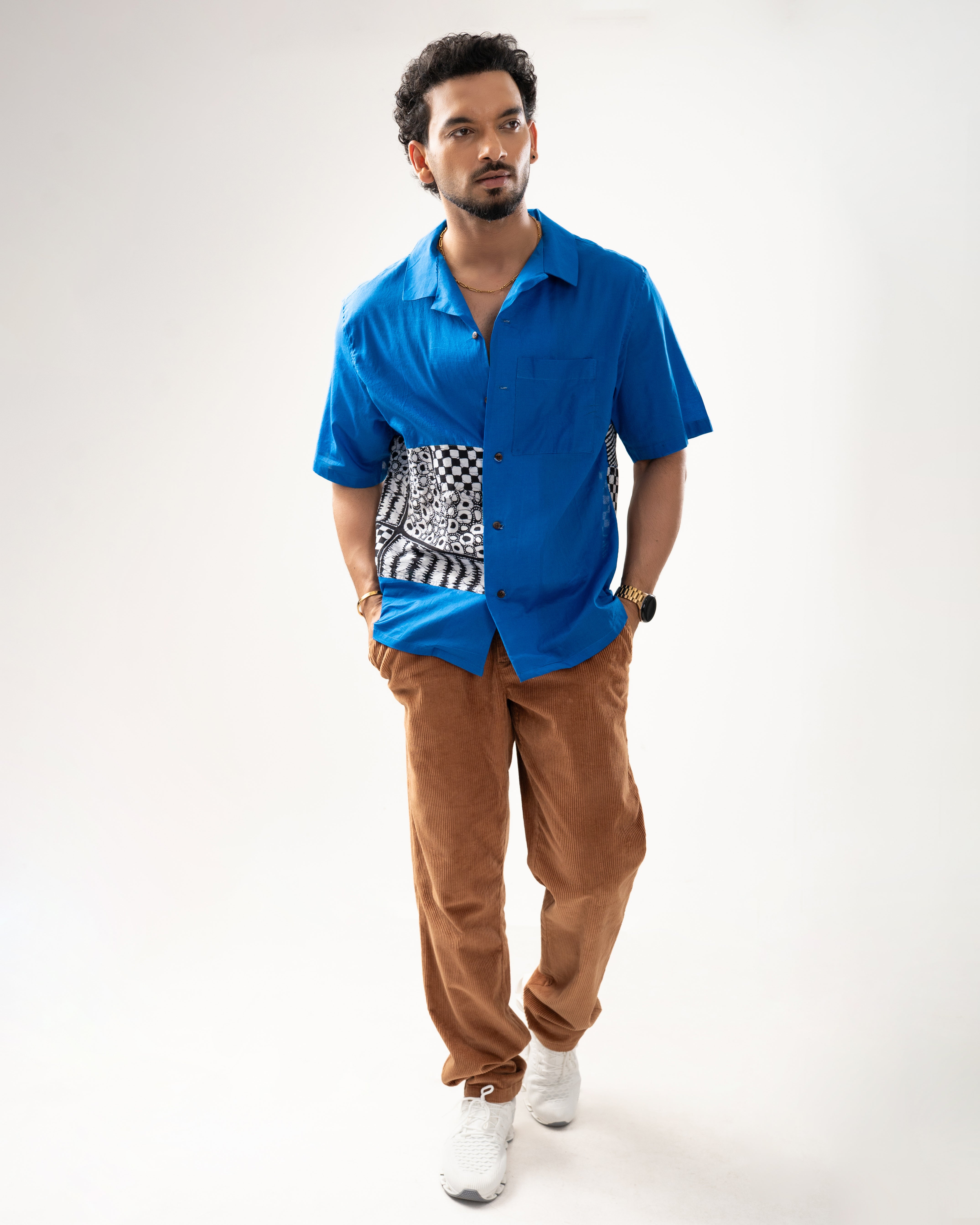 Artisan Strokes Cotton Shirt