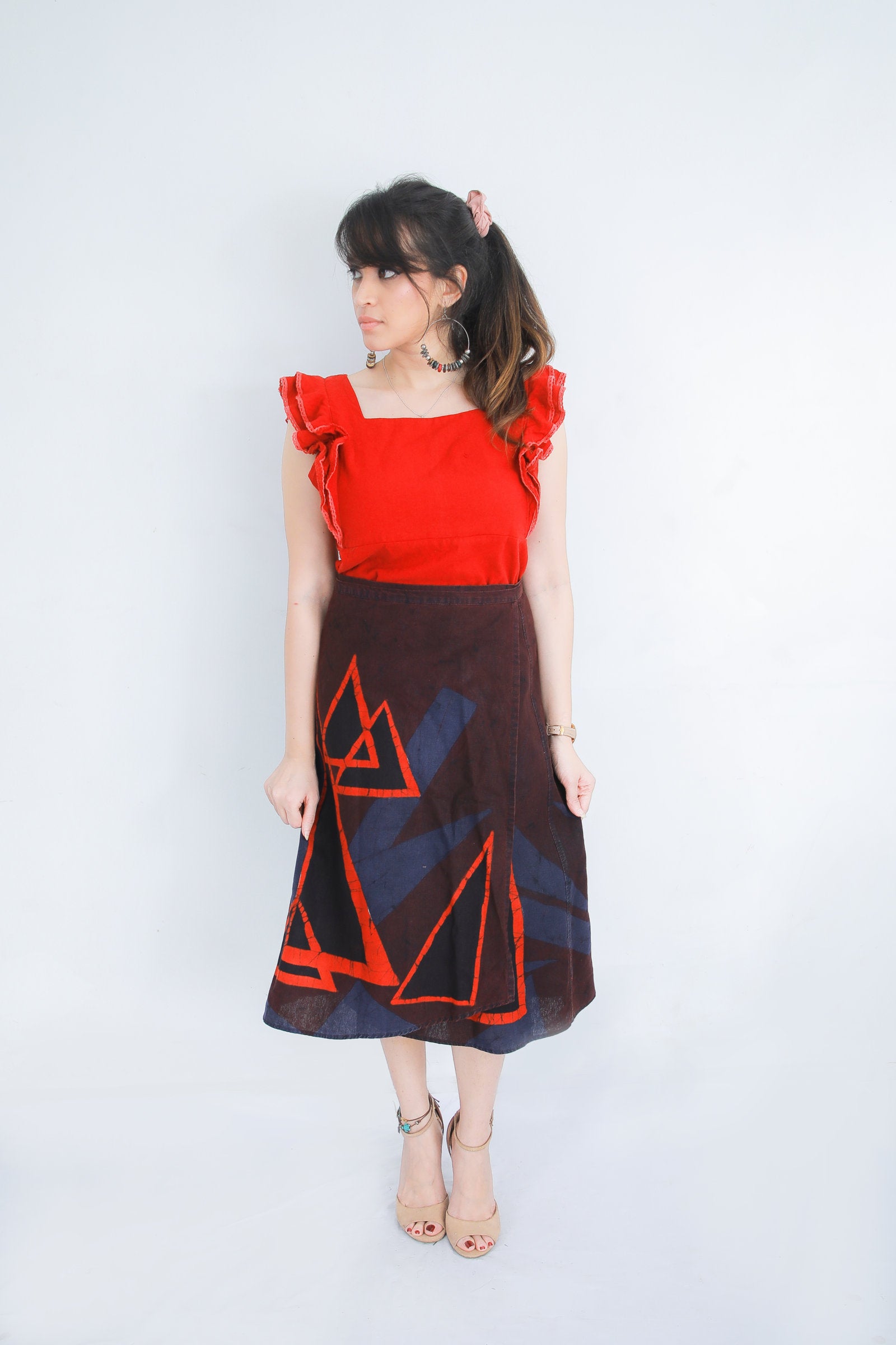 Radiant Reflections Wraparound Skirt