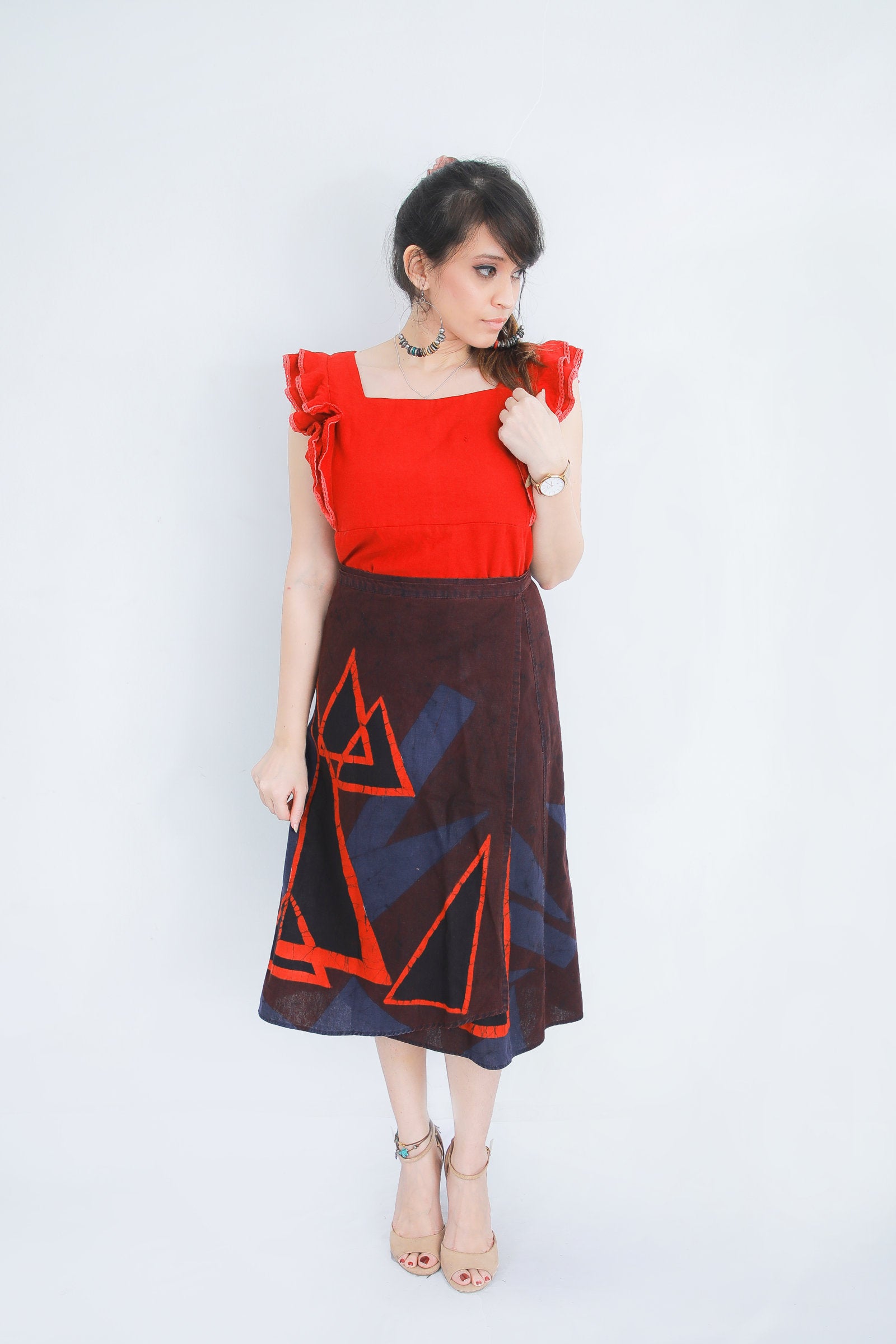 Radiant Reflections Wraparound Skirt