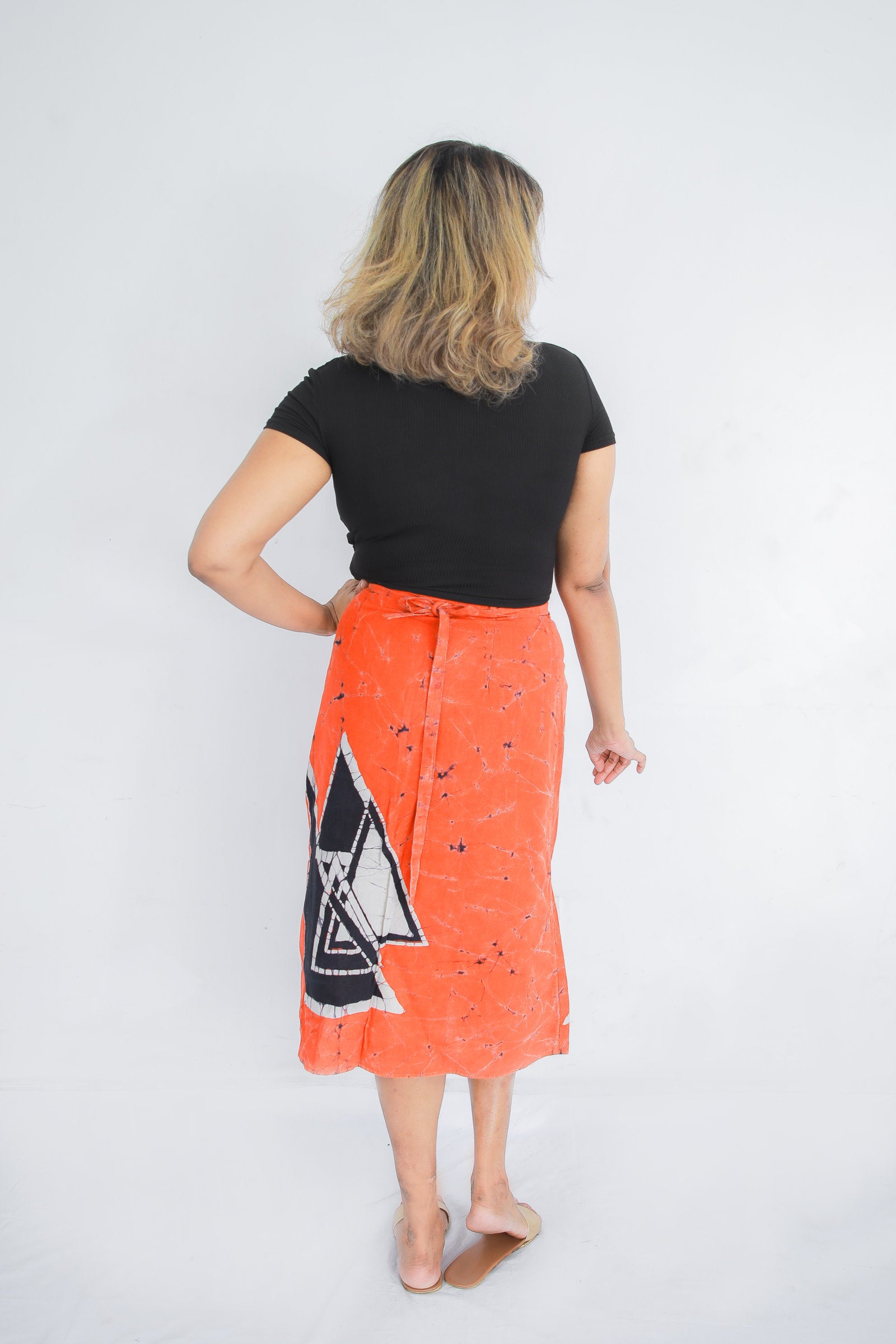 Whimsical Tides Wraparound Skirt